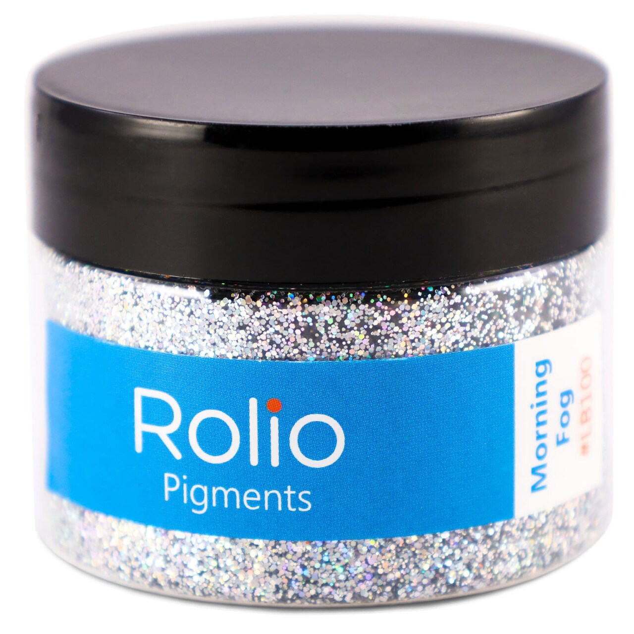 Rolio - 1 Jar Vibrant Holographic Glitter (Morning Fog) - 1 oz